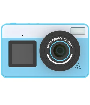 Детская водонепроницаемая цифровая камера D70 Blue Детская водонепроницаемая цифровая камера D70 Blue