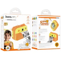 Детская фотокамера с моментальной печатью Hoco DV204 Dual-camera Yellow