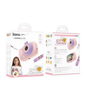 Детская фотокамера Hoco DV205 Dual-camera Pink Детская фотокамера Hoco DV205 Dual-camera Pink