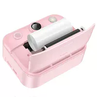 Детская фотокамера с моментальной печатью Hoco DV204 Dual-camera Pink