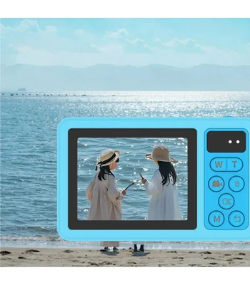 Детская водонепроницаемая цифровая камера D70 Blue