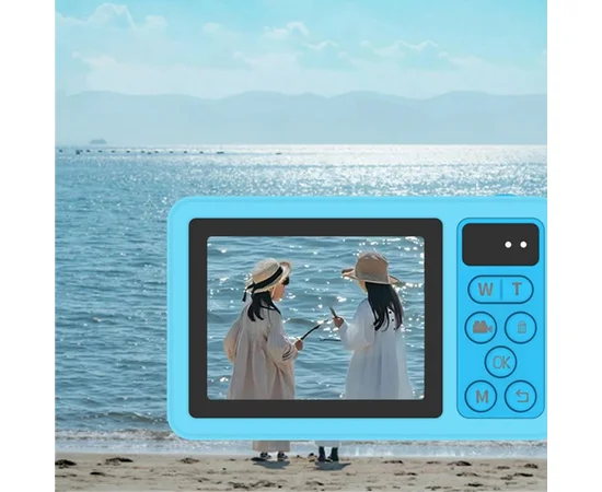 Дитяча водонепроникна цифрова камера D70 Blue