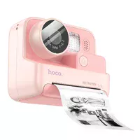 Детская фотокамера с моментальной печатью Hoco DV200 Dual lens Pink