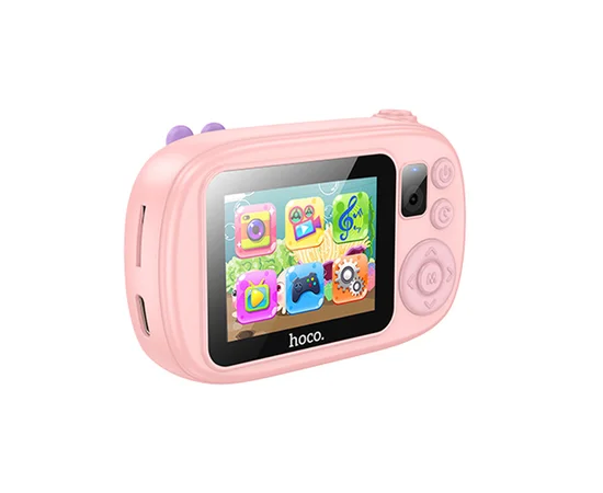 Дитяча фотокамера Hoco DV205 Dual-camera Pink