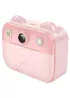 Детская фотокамера с моментальной печатью Hoco DV204 Dual-camera Pink