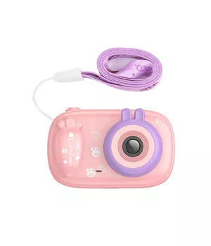 Дитяча фотокамера Hoco DV205 Dual-camera Pink