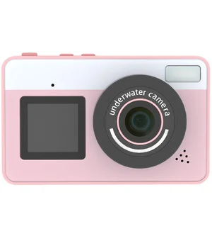 Детская водонепроницаемая цифровая камера D70 Pink
