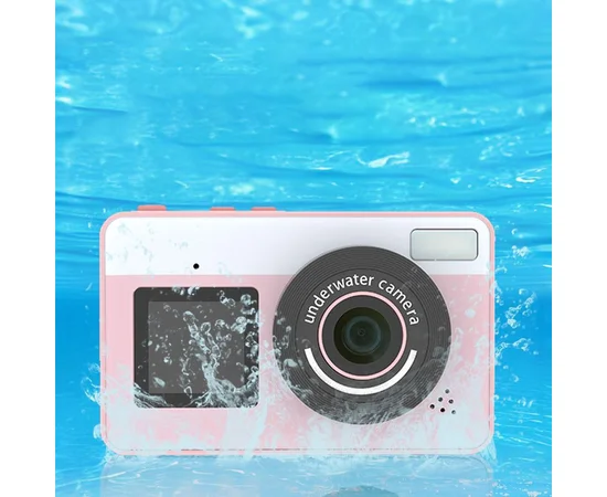 Дитяча водонепроникна цифрова камера D70 Pink