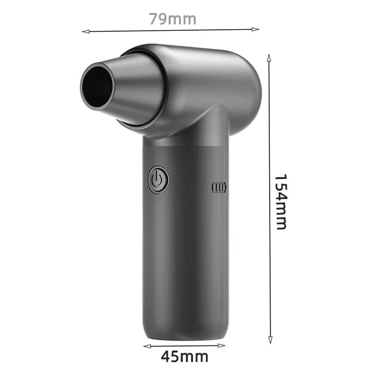 Турбофен "Turbo Air Blaster" 110000 RPM WK-CFJ01 с дополнительными насадками Черный