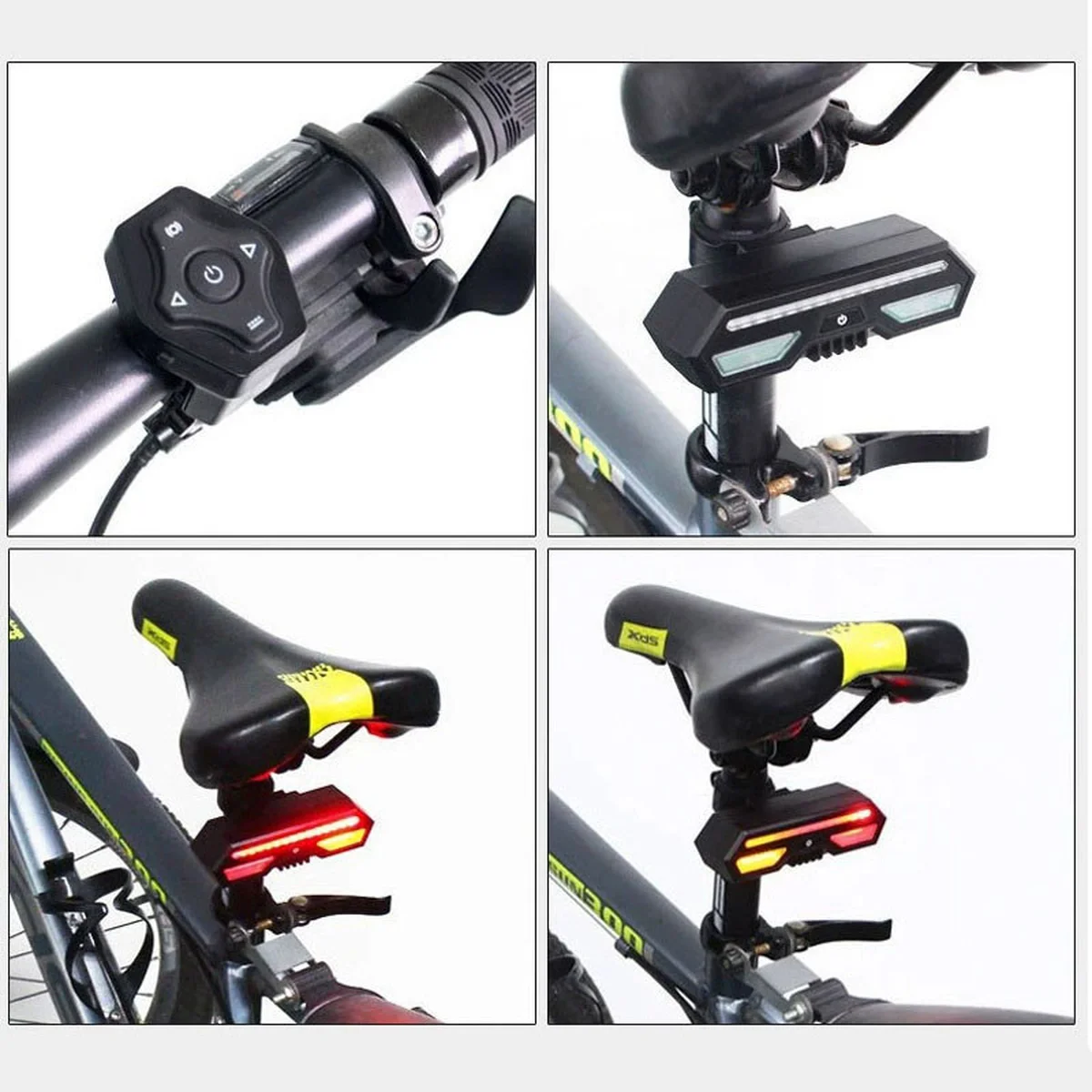 Трекер GPS велосипедный V03B Bike Tacker+Auto Tail Light 2in1 SIM (4GLTE+3GWCDMA+2GGSM) 140/2400mAh Black