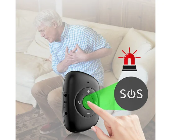 Трекер GPS V50 Tracker Pendant SIM (4G LTE with 2G GSM fallback) 1000mAh Black