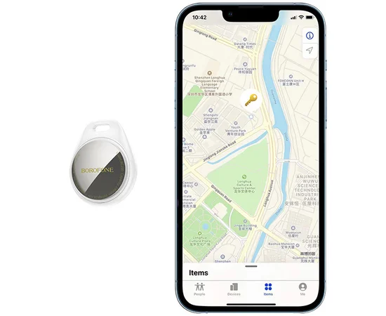 Трекер BOROFONE BC100 Ingenioso intelligent positioning anti-lost White
