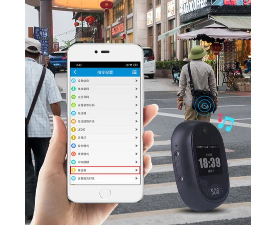 Трекер GPS V45 Tracker Pendant with display SIM (4GLTE with 2GGSM fallback) 6000mAh Black