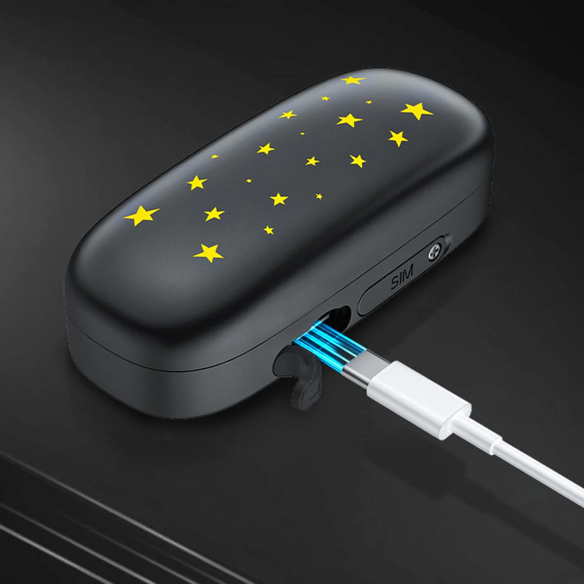 Трекер GPS для животных V53 Pet Tracker SIM (4GLTE) 900mAh Black