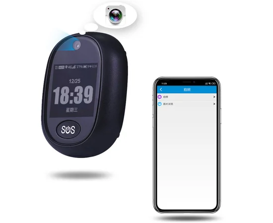 Трекер GPS V45 Tracker Pendant with display SIM (4GLTE with 2GGSM fallback) 6000mAh Black