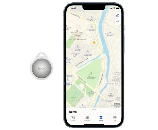 Трекер Hoco DI29 Plus portable anti-lost tracker White