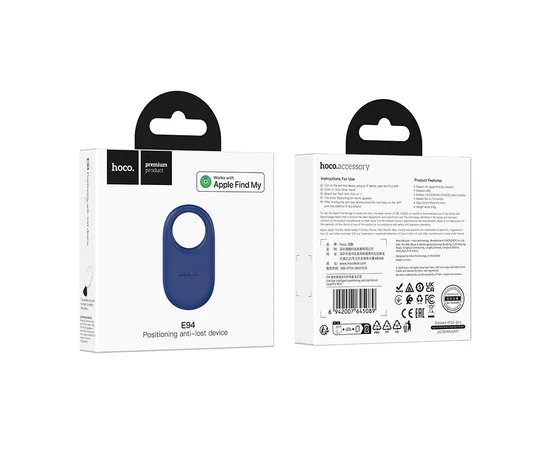 Трекер Hoco E94 Star intelligent positioning anti-lost device Sapphire blue