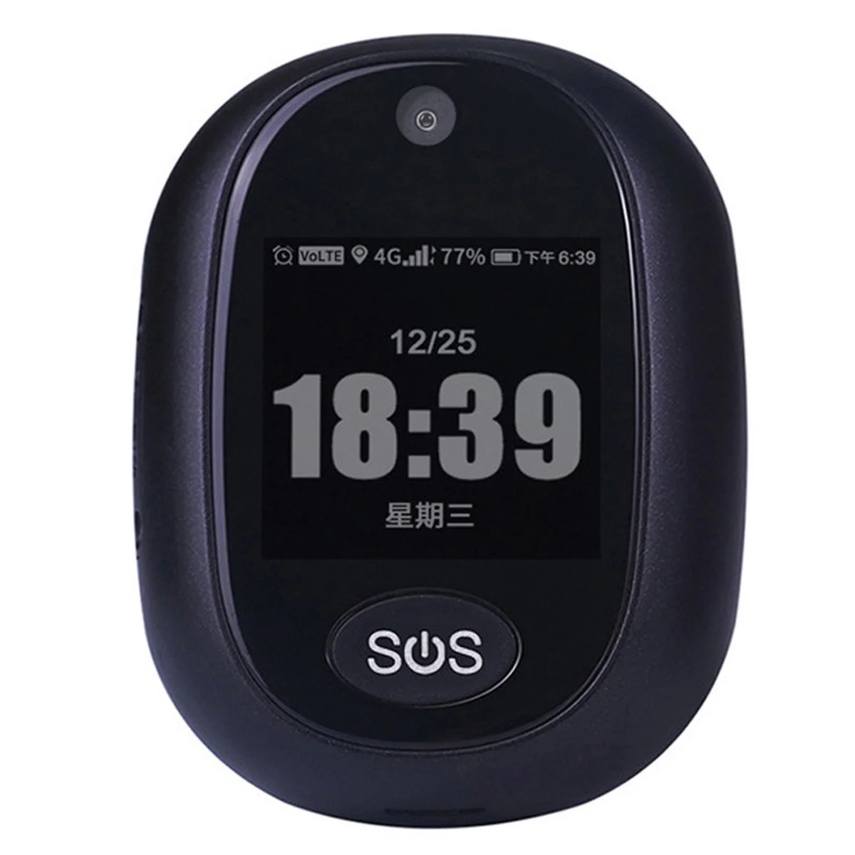 Трекер GPS V45 Tracker Pendant with display SIM (4GLTE with 2GGSM fallback) 6000mAh Black