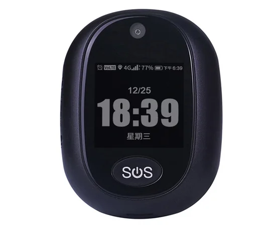 Трекер GPS V45 Tracker Pendant with display SIM (4GLTE with 2GGSM fallback) 6000mAh Black