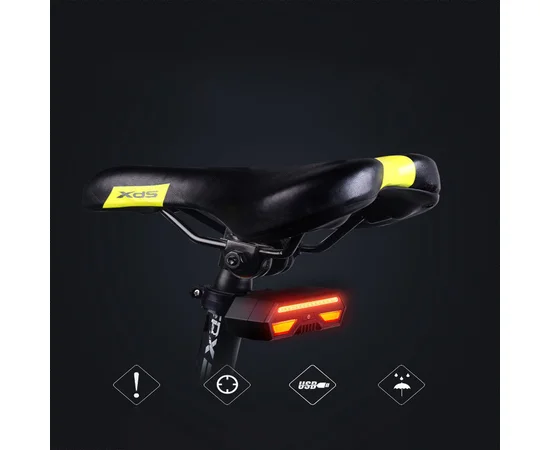 Трекер GPS велосипедний V03B Bike Tacker+Auto Tail Light 2in1 SIM (4GLTE+3GWCDMA+2GGSM) 140/2400mAh Black