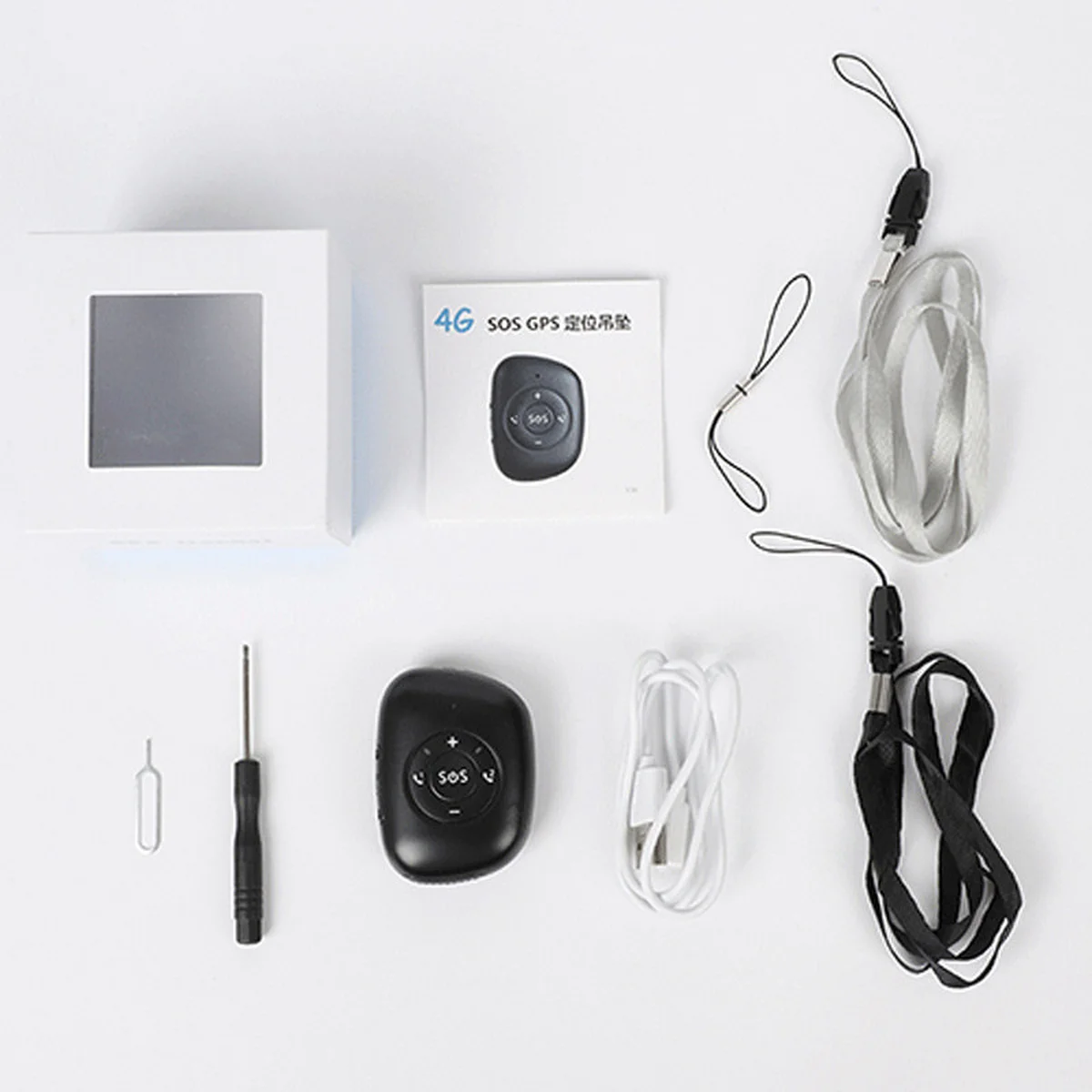 Трекер GPS V50 Tracker Pendant SIM (4G LTE with 2G GSM fallback) 1000mAh Red