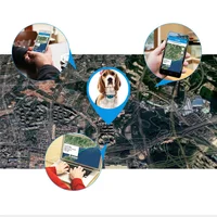 Трекер GPS для животных V43 Pet Tracker SIM (4GLTE+3GWCDMA+2GGSM) 1300mAh Black