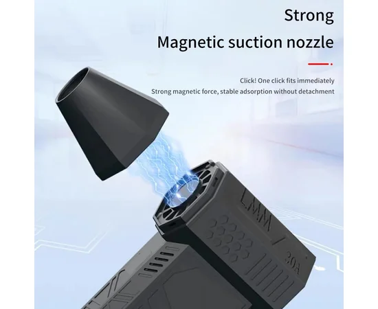 Турбофен "Mini Turbo Jet Fan" 130000 RPM X3 Черный