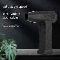 Турбофен "Mini Turbo Jet Fan" 130000 RPM X3 Чорний