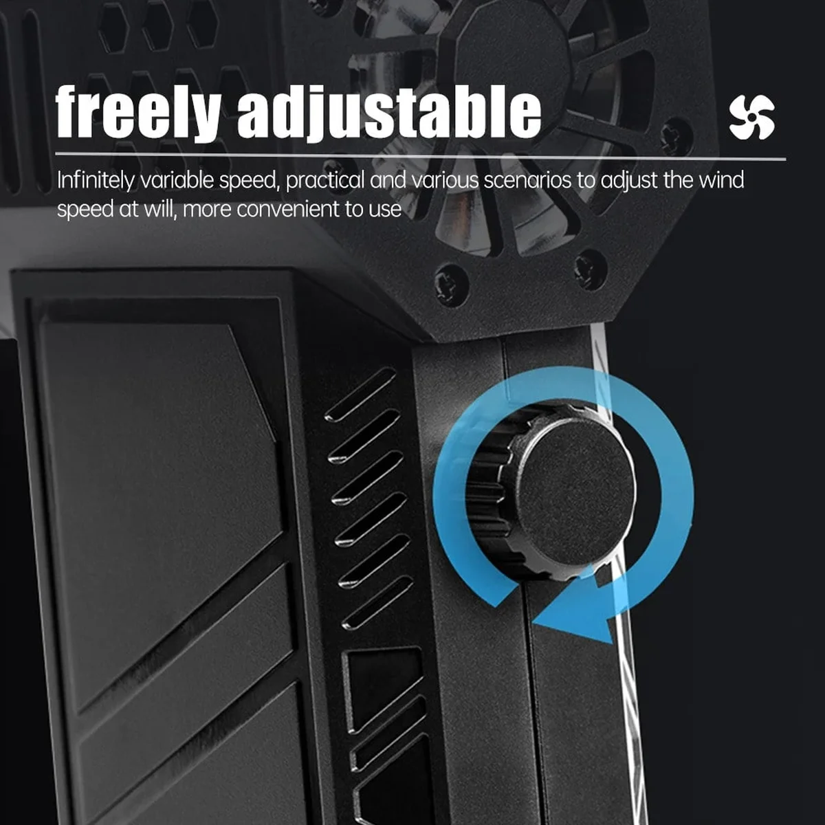 Турбофен "Violent Fan" 130000 RPM X4 Чорний