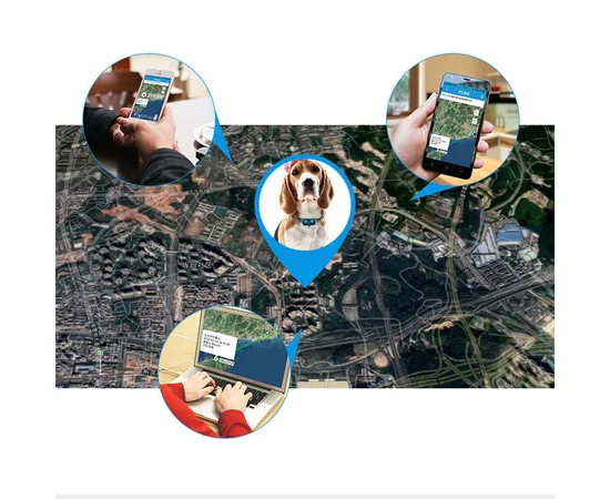 Трекер GPS для тварин V43 Pet Tracker SIM (4GLTE+3GWCDMA+2GGSM) 1300mAh White