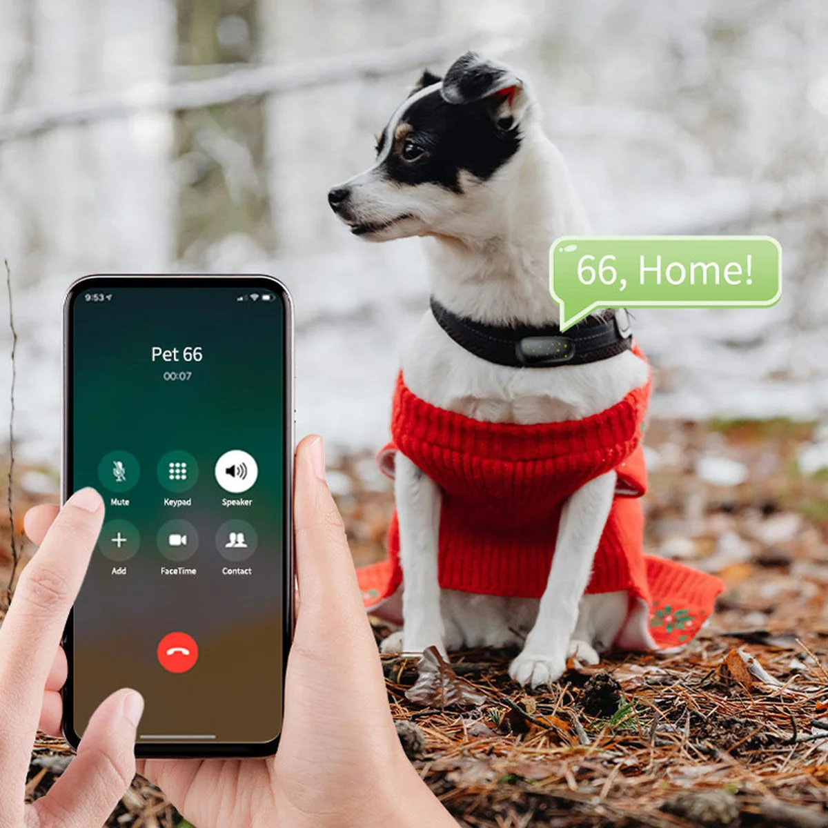 Трекер GPS для тварин V53 Pet Tracker SIM (4GLTE) 900mAh Black