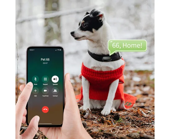 Трекер GPS для животных V53 Pet Tracker SIM (4GLTE) 900mAh Black