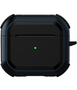 Протиударний футляр Black ed. для навушників Airpods 4 Blue
