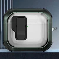 Футляр противоударный Locking Button для наушников Airpods 3 Apple Green