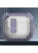 Футляр протиударний Locking Button для навушників Airpods 4 Light Purple