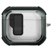 Футляр противоударный Locking Button для наушников Airpods 3 Apple Green