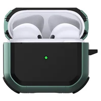 Протиударний футляр Black ed. для навушників Airpods Pro 2 / Pro Apple Green