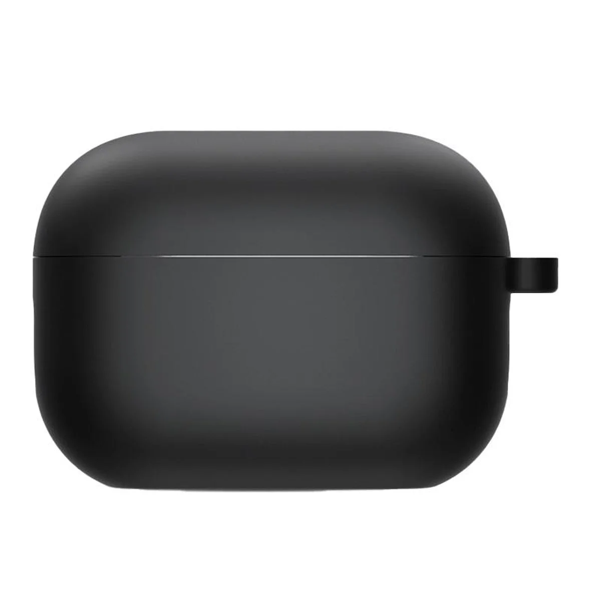 Силиконовый футляр с микрофиброй для наушников Airpods Pro 3 Черный / Black