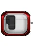 Футляр противоударный Locking Button для наушников Airpods 4 Red