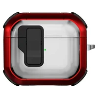 Футляр противоударный Locking Button для наушников Airpods 3 Red