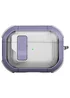 Футляр противоударный Locking Button для наушников Airpods Pro Light Purple