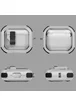 Футляр противоударный Locking Button для наушников Airpods 3 White