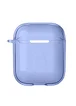 Футляр TPU Colorful для наушников Airpods 1/2 Blue
