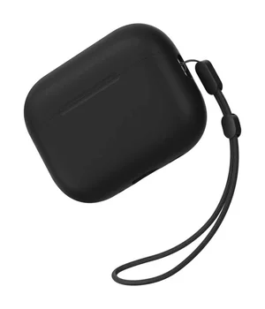 Силиконовый футляр BlueO Liquid silicone для наушников Airpods Pro 3 Black