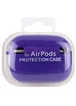 Силиконовый футляр с микрофиброй для наушников Airpods Pro 3 Фиолетовый / Ultra Violet