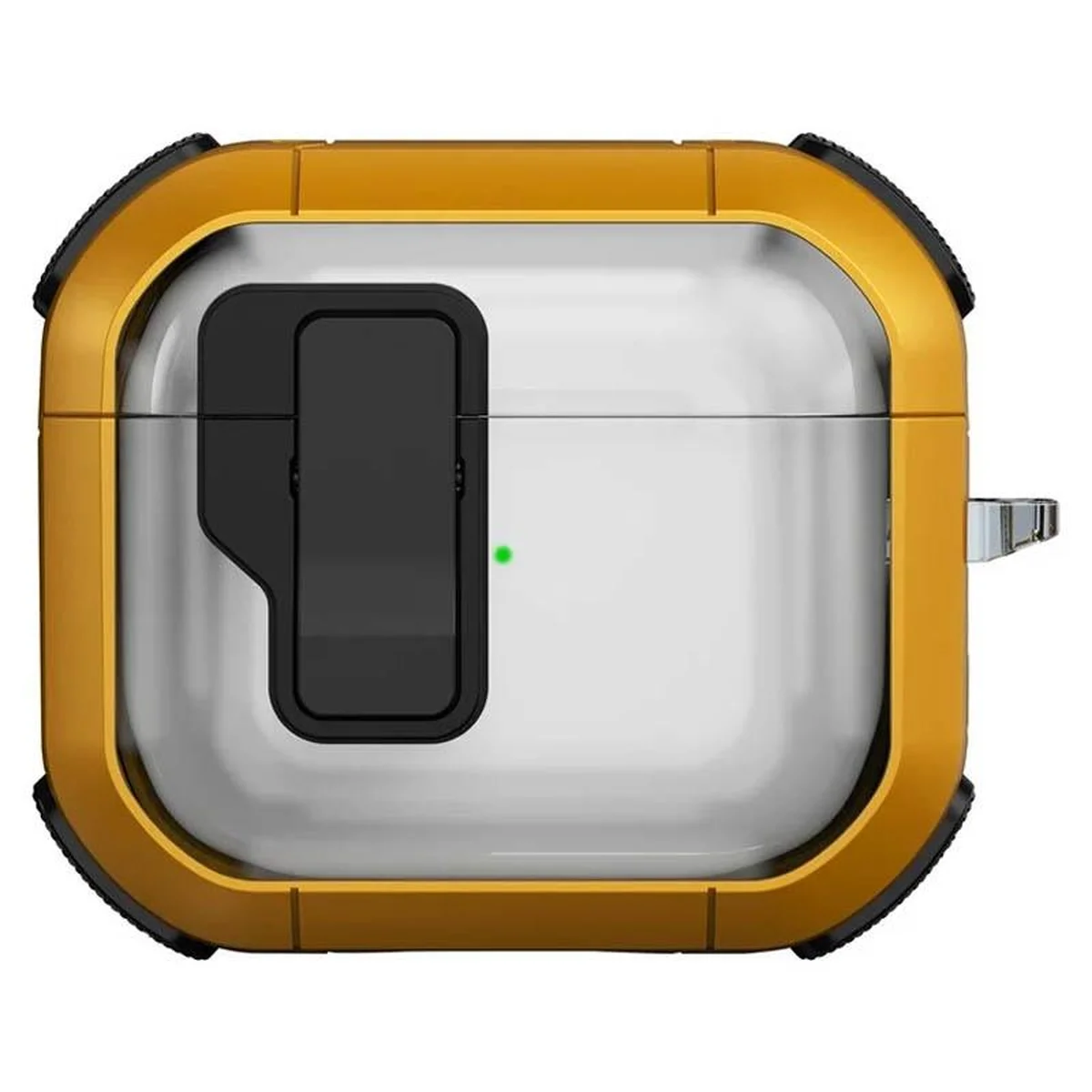 Футляр противоударный Locking Button для наушников Airpods Pro 2 / Pro Yellow