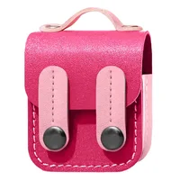 Шкіряний футляр Briefcase для навушників AirPods 1/2 Pink