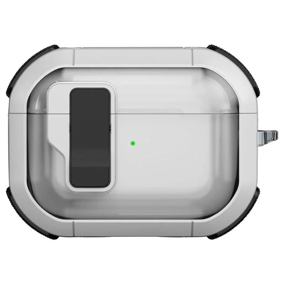 Футляр противоударный Locking Button для наушников Airpods Pro White