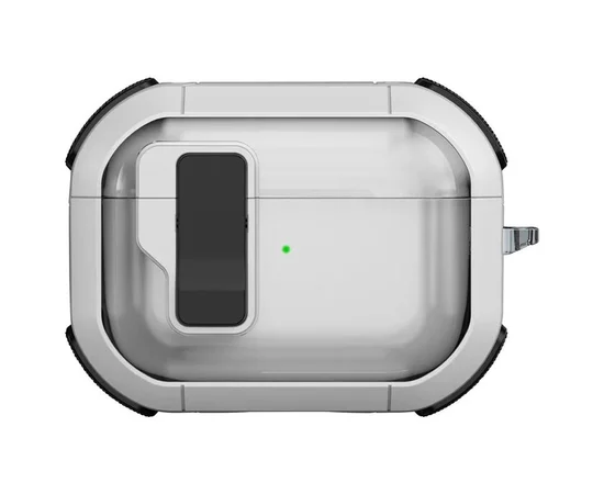 Протиударний футляр Locking Button для навушників Airpods Pro White