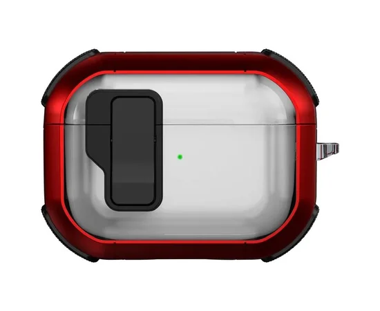 Протиударний футляр Locking Button для навушників Airpods Pro Red